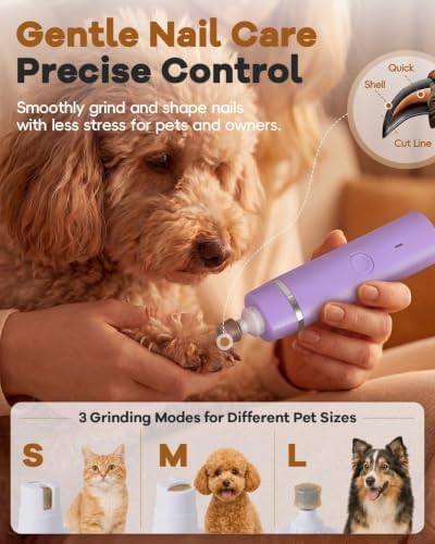 Veeconn 4 in 1 Dog Clippers Grooming Kit with Paw Hair Trimmer for Cat Pet - Image 5