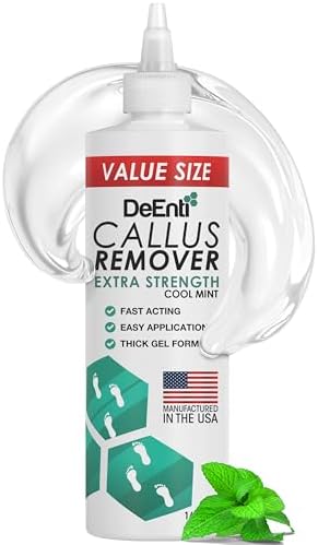 DeEnti Foot Callus Remover Gel, Dead Skin Remover for Feet, 16oz Cool Mint by DeEnti