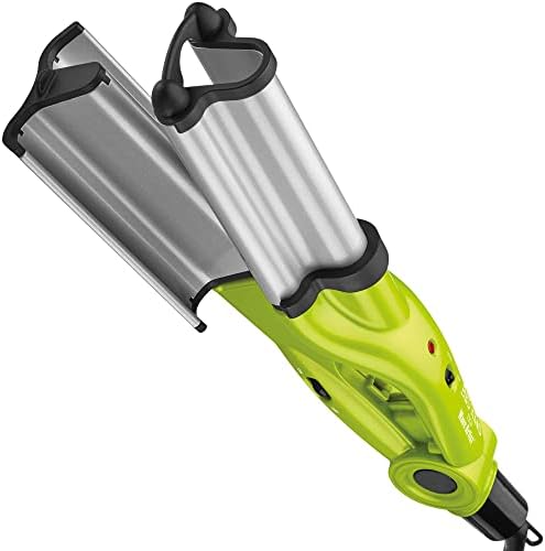 Bed Head Wave Artist Deep Waver | Combat Frizz, Get Long Lasting Results, & Add Massive Shine for Beachy Waves | With Tourmaline Ceramic Technology (Green) by BedHead