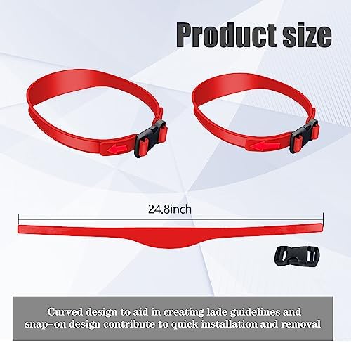 AOMGD Neckline Shaving Template and Adjustable Hair Trimming Guide, Red - Image 6