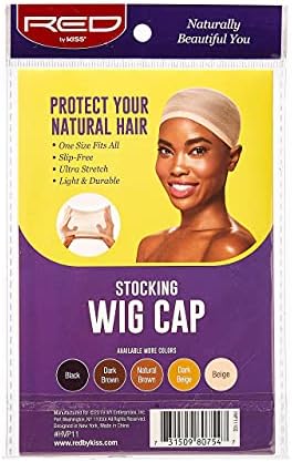 Red by Kiss Stocking Wig Cap 5 PCS (Beige) - Image 3