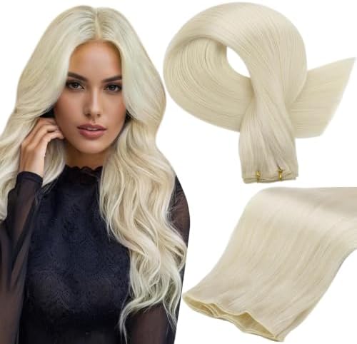 Full Shine Genius Weft Hand Tied Hair Extensions for Women 14 Inch 50g by FullShine
