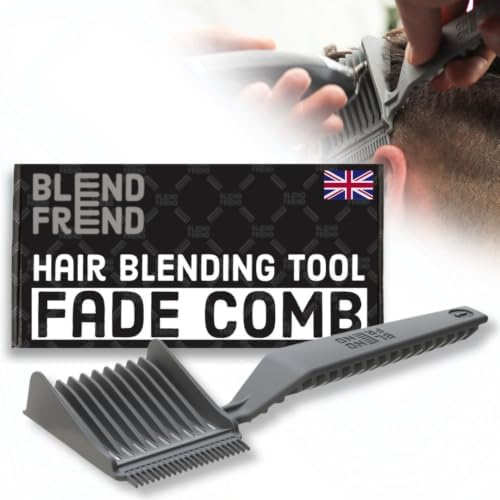 Blend Frend Original Hair Clipper Comb Left Handed – Grade 1 (3mm) | Perfect Blending Comb for Home Users & Novice Barbers | Fits All Clipper Brands | UK-Made by BlendFrend