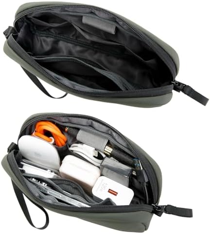 BANGE Organizer Pouch, Electronic Padded Tech Bag, Travel Case for Cords, Charger, Adapter, Cables, Power Bank - Image 2