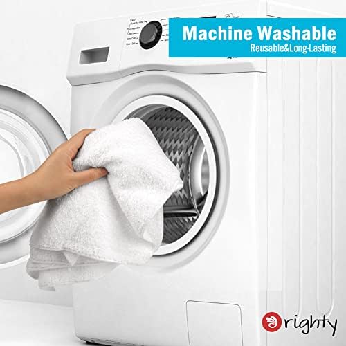 Orighty 12-Pack White Hand Towels - Quick Drying & Absorbent Microfiber Gym Towels 16x28 inches - Lightweight & Thin White Yoga Towels - Multi-Purpose Camping Towels for SPA, Hotel & Bathroom - Image 7