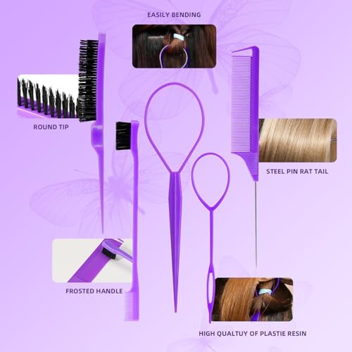 Toddlers Hair Accessories Set for Girls - Colorful Small Rubber Bands - Image 6