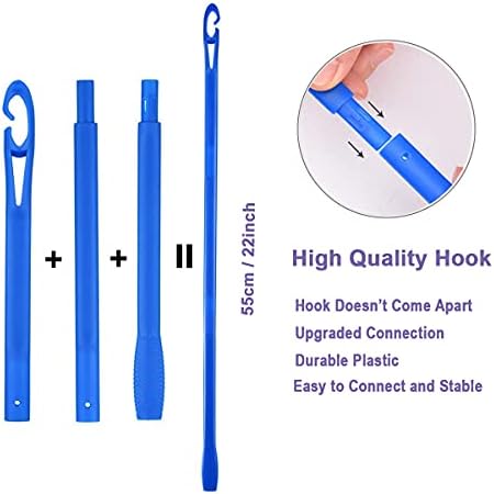 40pcs Heatless Spiral Hair Curlers for Long Hair - Heatless Curls Overnight 22inch Magic Hair Rollers No Heat Curlers for Women Kids - Image 5
