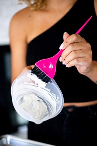 FRAMAR Classic Hair Color Brush, Hair Dye Brushes For Hair Stylist – Pink - Image 4