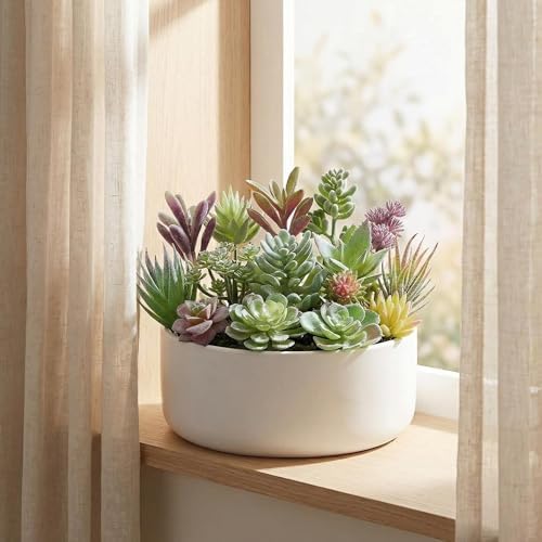 18 Pcs Artificial Succulent Plants Unpotted Premium Fake Plants Double Flocked Succulents Realistic Textured Faux Succulents DIY Floral Decor for Home Garden Arrangement Office Party Indoor Outdoor - Image 5