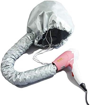 Hair Dryer Attachment, Portable Soft Bonnet Hood - Adjustable Hooded Dryer, Hair Salon Heat Cap for Drying, Styling, Curling and Deep Conditioning, Relax, Speeds Up Drying Time at Home - Image 2