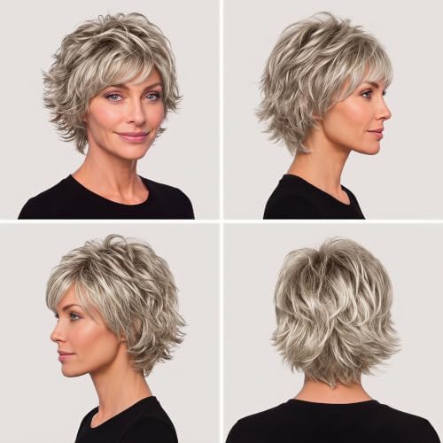 Raquel Welch Women's All-Over-Layers Short Blonde Wig, VOLTAGE - Image 4