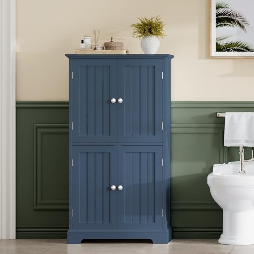 ChooChoo Bathroom Floor Cabinet with Adjustable Shelves - Image 6