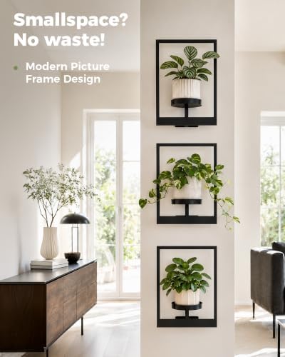 Bamworld Hanging Planters for Indoor Plants Wall Decor Living Room - Image 2