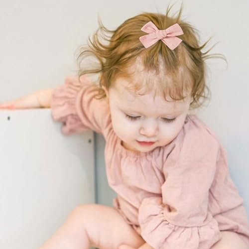 Niceye 24 Pack Baby Hair Bows for Girls, Toddler Hair Clips in Paris - Image 6