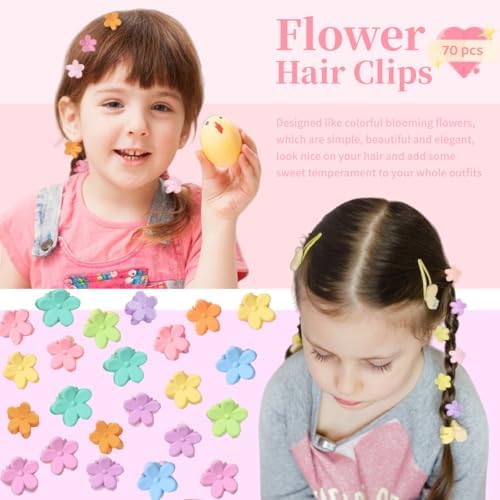 120 PCS Mini Hair Clips Girls Hair Accessories Matte Claw Clips - Image 6