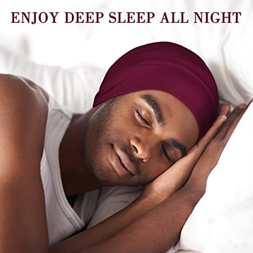Fittia Satin Lined Sleep Bonnet, Adjustable Non-Slip Cap For Locs, Medium - Image 5