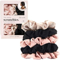 Kitsch Satin Scrunchies for Women | For All Hair Types - Assorted, 5pcs by Kitsch