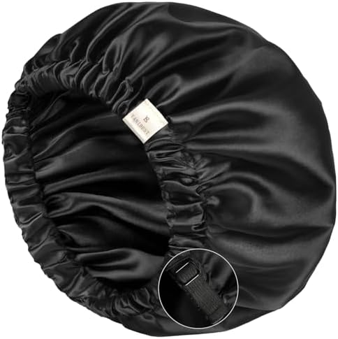 YANIBEST Satin Bonnet for Sleeping Women Men, Adjustable Hair Bonnet by yanibest