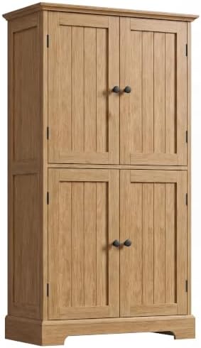 ChooChoo Bathroom Floor Cabinet with Adjustable Shelves by ChooChoo