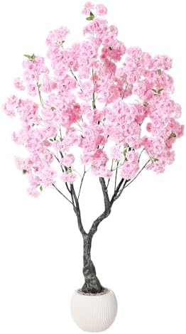 5FT Tall Artificial Cherry Blossom Tree by Unknown