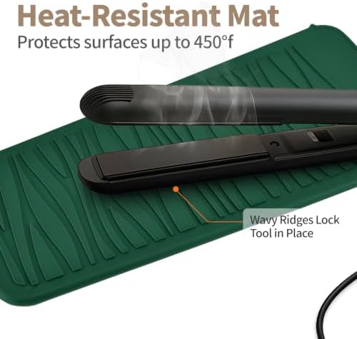 Heat Resistant Silicone Mat for Hair Straightener Curling Wand - Image 5