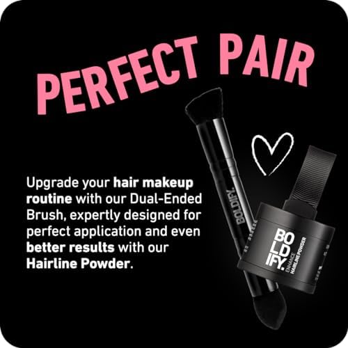 BOLDIFY Hairline Powder Brush, Root Touch Up Brush Applicator – Dual-Ended x 2 - Image 6