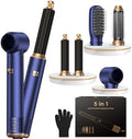 OKWRAP 5-in-1 Blow Dryer Brush, Hot Air Styler with Auto-Wrap Curlers by OKWRAP