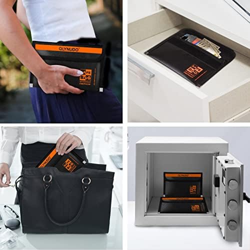 Small Fireproof Money Bag for Cash, Stealth Nesting 2-Pack - Image 6