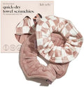 Kitsch Microfiber Quick-Dry Hair Towel Scrunchie - Terracotta, 2 pcs by Kitsch