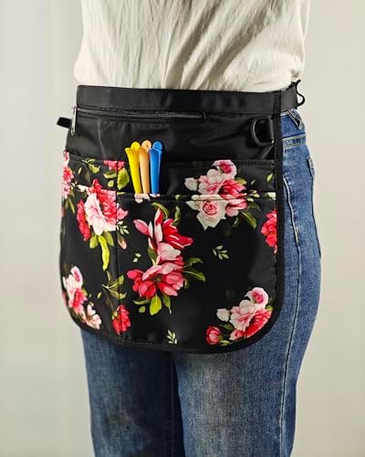 Barber Apron with 5 Pockets, Waterproof and Bleach-proof Hair Stylist Apron for Men and Women - Image 3