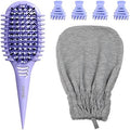 Conair Curl Care Essentials Kit, Brush for Loose Curls, Mitt, & 4 Clips by conair