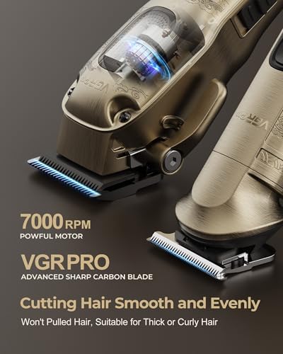 VGRPRO Hair Clippers for Men Professional, Cordless Clipper and Trimmer Set - Image 2