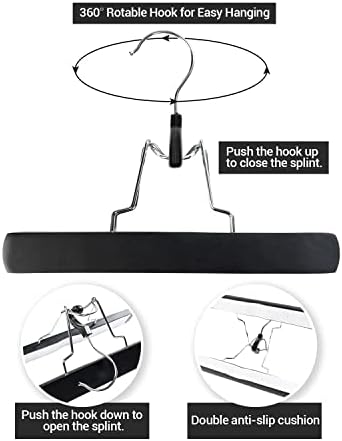 STUDIO LIMITED Hair Extension Holder Hanger with Storage Bag Black 3 Pack - Image 4