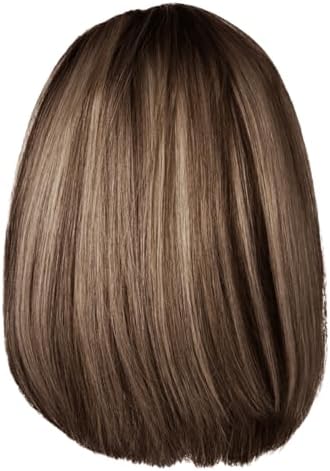 Raquel Welch Longing For London Luxurious Mid-Length Bob Cut Wig, Black Label Human Hair Collection by Hairuwear, Average Cap, RH8/29SS Shaded Hazelnut - Image 5