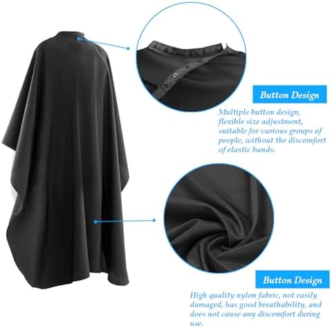 Hair Salon Capes with Snap Closure Waterproof Hairdressing Styling Hair Cutting Coloring Nylon Cape for Barber Hairdressers - Image 3