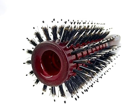 Phillips Brush Mini Monster Vent 4 Poly-Tipped Professional Hair Brush (2.75” Diameter Barrel) - Vented Blowout Hairbrush with Nylon Reinforced Boar Hair Bristles, Beech Wood Handle with Rubber Grip - Image 2