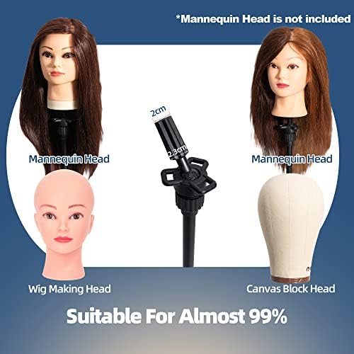 Tall Wig Tripod Stand for Mannequin Head for Wig Making - Image 3