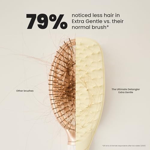 Tangle Teezer Extra Gentle Detangler Brush, Fragile Hair, Chamomile Yellow - Image 4