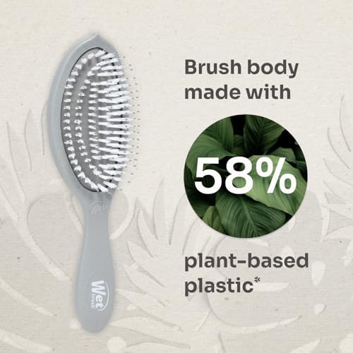 Wet Brush Go Green Charcoal Infused Detangling Hair Brush - Pain-Free Ultra-Soft Detangler Bristles Glide Through Tangles with Ease - Protects Against Split Ends - Image 6