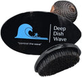 Deep Dish Wave Brush - 360 Wave Brush For Men - 360 Wave Training Crown (Medium, Black) by DeepDishWave