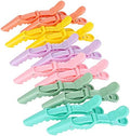 HH&LL 12pcs Hair Clips for Styling Wide Teeth & Double-Hinged Design Alligator Sectioning Clips of Professional Hair Salon Quality by HHLL