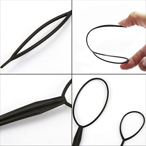 8PCS Quick Loop Tool for French Braids, Ponytails, and Long Hair Styling - Braid Maker Kit - Image 3
