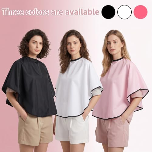 3 Pcs Makeup Cape, Short Haircutting Capes for Adults - Image 4