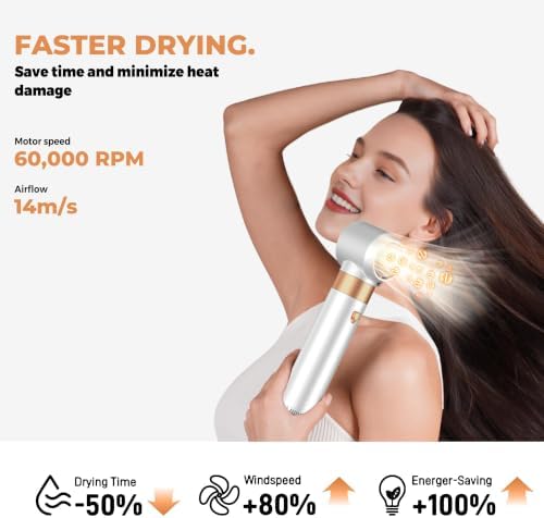 Hair Dryer Brush Set 5 in 1, Hot Air Styler Hair Care Air Curling Wrap Air Curler, Round Brush Blow Dryer Curling Iron Hair Styling Tools Gift for Dry,Volumize, Straight,Curl,110-120V - Image 5