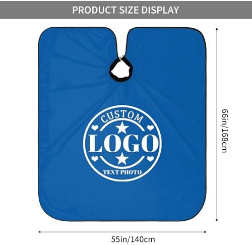 Custom Barber Cape Customized Haircut Capes Logo Text Photo Salon Hairdressing Apron for Home and Barbershop - Image 5