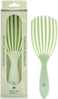 Nature Spell FlexiFlow Detangling Hair Brush, Flexible Strands, Green by NatureSpell