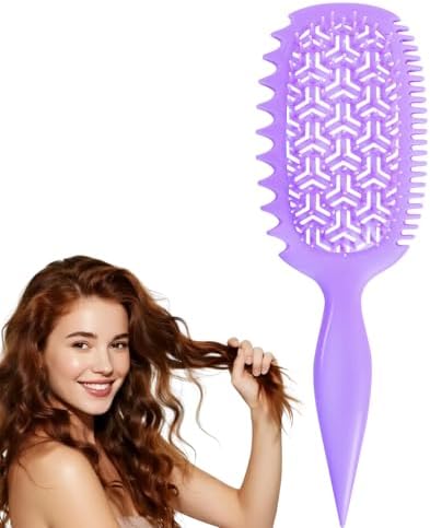 Curly Hair Lovers Gifts Detangler Wet & Dry Hair Brush for Women - Curl Defining Curly/Wavy Brush, Shower & Travel Friendly by Unknown