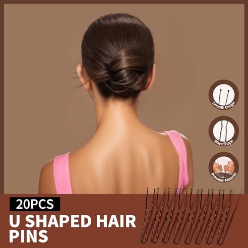 Teenitor Hair Accessories Kit for Woman Girls 500pcs Elastic Hair Bands 30pcs Ponytail Holders, Black Seamless Thick Hair Bands, 40pcs Bobby Pins Black Clear - Image 6
