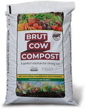 BRUT WORM FARMS Cow Compost - Organic Compost - 1 cu ft - Cow Manure by BrutWormFarms