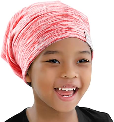 Kids Beanie Sleep Hats Bonnet for Child Natural Curly Frizzy Hair by ELIHAIR